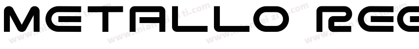METALLO Regular字体转换